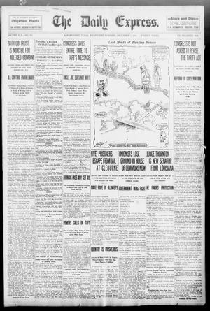 The Daily Express. (San Antonio, Tex.), Vol. 45, No. 341, Ed. 1 Wednesday, December 7, 1910
