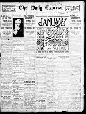 Primary view of object titled 'The Daily Express. (San Antonio, Tex.), Vol. 45, No. 31, Ed. 1 Monday, January 31, 1910'.