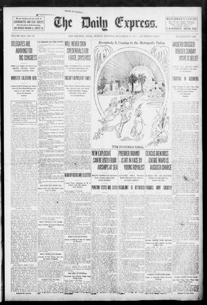 The Daily Express. (San Antonio, Tex.), Vol. 45, No. 325, Ed. 1 Monday, November 21, 1910