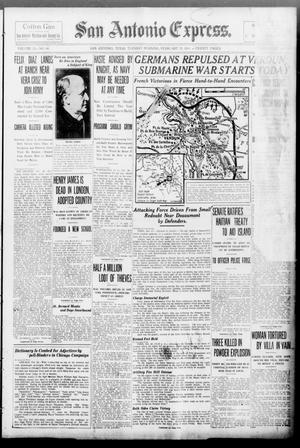 San Antonio Express. (San Antonio, Tex.), Vol. 51, No. 60, Ed. 1 Tuesday, February 29, 1916