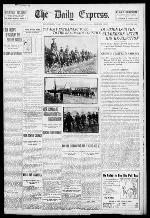 Primary view of object titled 'The Daily Express. (San Antonio, Tex.), Vol. 46, No. 26, Ed. 1 Thursday, January 26, 1911'.