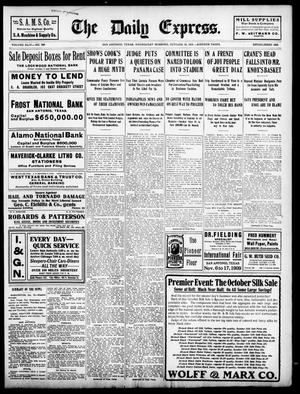The Daily Express. (San Antonio, Tex.), Vol. 44, No. 286, Ed. 1 Wednesday, October 13, 1909