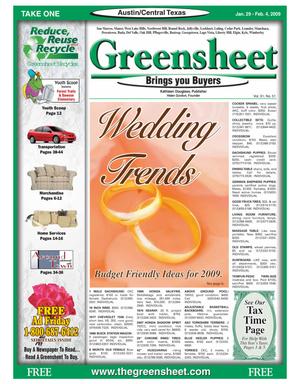 The Greensheet (Austin, Tex.), Vol. 31, No. 51, Ed. 1 Thursday, January 29, 2009