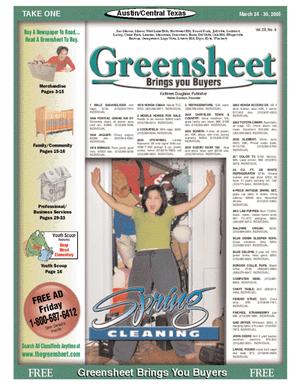 The Greensheet (Austin, Tex.), Vol. 28, No. 6, Ed. 1 Thursday, March 24, 2005