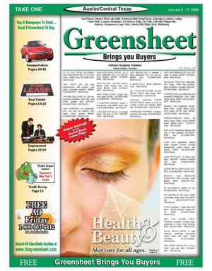 The Greensheet (Austin, Tex.), Vol. 28, No. 47, Ed. 1 Thursday, January 5, 2006
