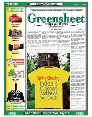 The Greensheet (Austin, Tex.), Vol. 29, No. 4, Ed. 1 Thursday, March 9, 2006