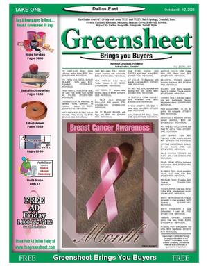 The Greensheet (Dallas, Tex.), Vol. 30, No. 181, Ed. 1 Friday, October 6, 2006