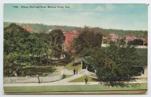 [Postcard of Gibson Well and Park]
