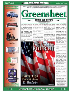 The Greensheet (Fort Worth, Tex.), Vol. 30, No. 81, Ed. 1 Thursday, June 29, 2006