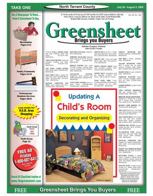 The Greensheet (Fort Worth, Tex.), Vol. 29, No. 109, Ed. 1 Thursday, July 28, 2005