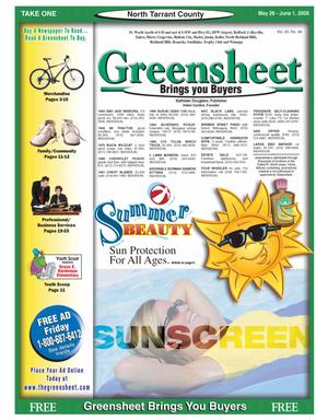 Primary view of object titled 'The Greensheet (Fort Worth, Tex.), Vol. 29, No. 46, Ed. 1 Thursday, May 26, 2005'.