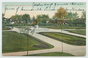 [Postcard of Forest Park in Memphis, Tennessee]