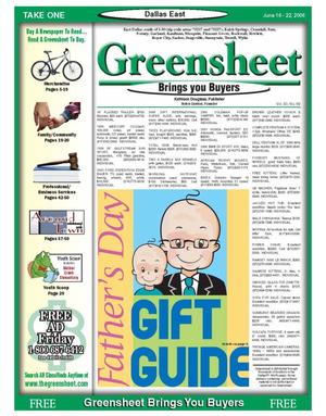 The Greensheet (Dallas, Tex.), Vol. 30, No. 69, Ed. 1 Friday, June 16, 2006