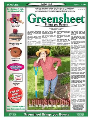 The Greensheet (Dallas, Tex.), Vol. 29, No. 13, Ed. 1 Friday, April 22, 2005