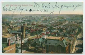 Primary view of object titled '[Postcard of the Memphis, Tennessee]'.
