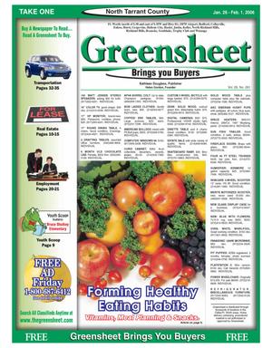The Greensheet (Fort Worth, Tex.), Vol. 29, No. 291, Ed. 1 Thursday, January 26, 2006
