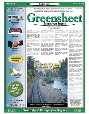 The Greensheet (Dallas, Tex.), Vol. 29, No. 104, Ed. 1 Friday, July 22, 2005
