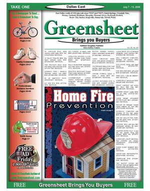 The Greensheet (Dallas, Tex.), Vol. 30, No. 90, Ed. 1 Friday, July 7, 2006