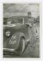 Thumbnail image of item number 1 in: '[Lieutenant Johnson Beside Car]'.