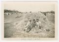 Photograph: [Three Soldiers Reclining in Hay]
