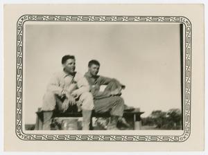 Primary view of object titled '[Two Men Sitting]'.