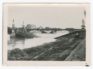 Primary view of object titled '[Destroyed French Bridge]'.