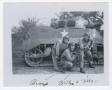 Primary view of [Three Soldiers Posing by a Tank]