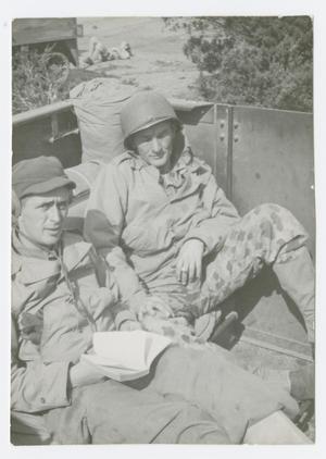 [Soldiers in Back of a Half-Track]