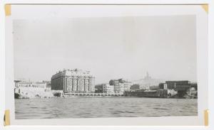 Primary view of object titled '[European City's Waterfront]'.