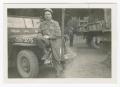 Thumbnail image of item number 1 in: '[Edward Scott Sitting on a Jeep]'.