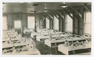 Primary view of object titled '[Mess Hall on Thanksgiving Day]'.