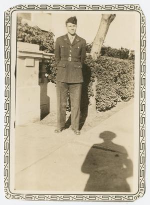 Primary view of object titled '[Soldier by Hedge]'.
