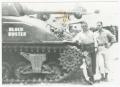 Thumbnail image of item number 1 in: '[Two Men Standing by a Tank Named "Block Buster"]'.