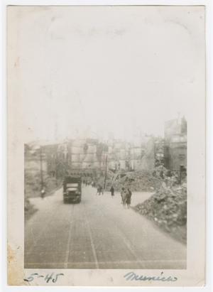 Primary view of object titled '[Destroyed Buildings in Munich, Germany]'.
