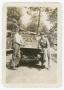 Photograph: [Blaylock and Atwell with a Jeep]