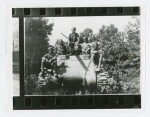 Primary view of object titled 'The First Three Tanks into Manila'.