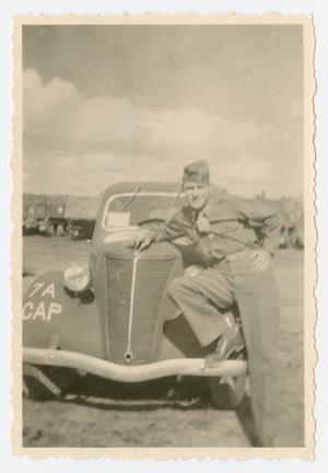 [Lieutenant Nelson with Staff Car]