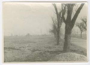 Primary view of object titled '[Field at Herrlisheim, France]'.