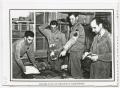 Photograph: Learning to lay out inspection at Camp Barkley