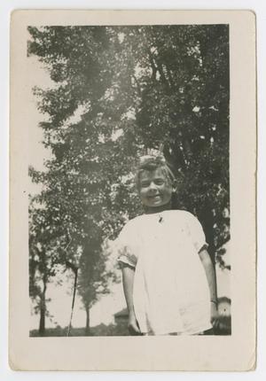 Primary view of object titled '[Photograph of Young Girl]'.