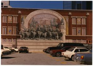 Mural of the Chisolm Trail in Fort Worth