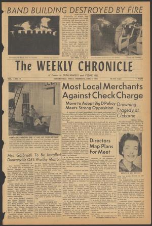 The Weekly Chronicle (Duncanville, Tex.), Vol. 1, No. 44, Ed. 1 Thursday, June 7, 1956