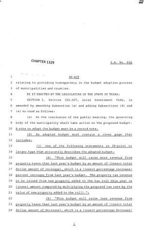 83rd Texas Legislature, Regular Session, Senate Bill 656, Chapter 1329