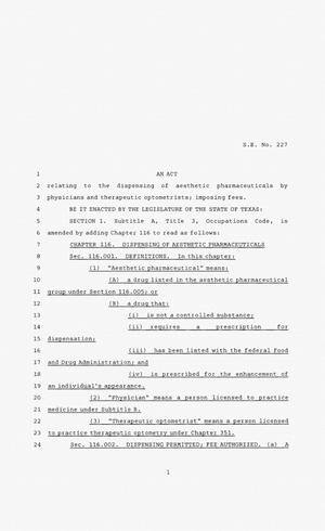 83rd Texas Legislature, Regular Session, Senate Bill 227, Chapter 0