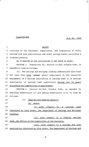 83rd Texas Legislature, Regular Session, Senate Bill 1008, Chapter 464