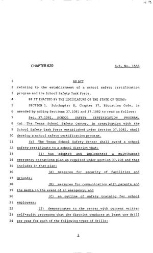 83rd Texas Legislature, Regular Session, Senate Bill 1556, Chapter 620