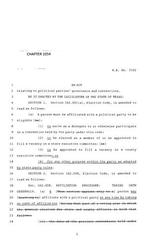 83rd Texas Legislature, Regular Session, House Bill 3102, Chapter 1054