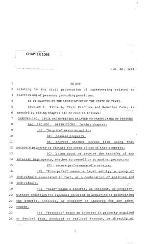 83rd Texas Legislature, Regular Session, House Bill 3241, Chapter 1066