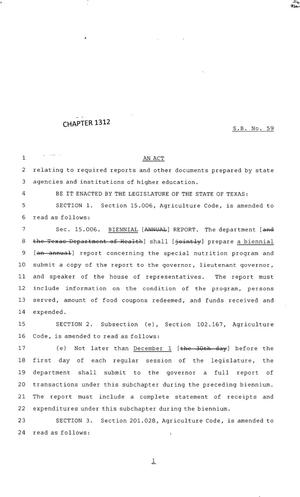 83rd Texas Legislature, Regular Session, Senate Bill 59, Chapter 1312