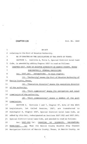 83rd Texas Legislature, Regular Session, House Bill 1642, Chapter 139